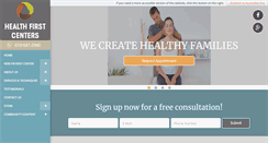Desktop Screenshot of healthfirstcenters.com